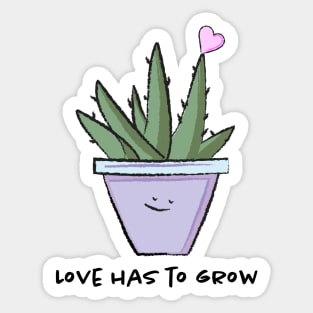 Love cactus Sticker